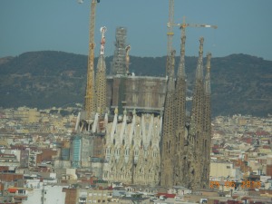 Gaudi's Church from our Hotel